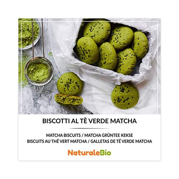 NaturaleBio Bio Green Tea Pulver 200g. Zum Kochen und Backen. Originaler japanischer Matcha. GrÃ¼ner Tee aus Japan, Vegan, Gluten & Gentechnik frei. NatÃ¼rliches Bio-Produkt. – Bild 8