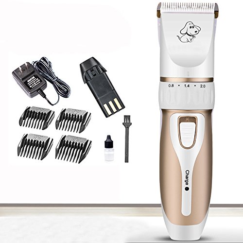 Pet Hair Cutter, FTXJ Professional Dog Cat Professional Grooming Shaving Hair Trimmer Remover