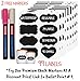 MMFB Arts & Crafts Chalk Markers - Liquid Chalk Paint Pens for Businesses, Restaurants, School, Blackboard, Window, Erasable, Non-Toxic, Water-Based, Reversible Tips Markers (2 pack Bright 3mm)
