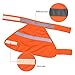 Vizpet Reflective Dog Vest with Lightweight Adjustable Strap & Comfortable Material Ideal to Keep Dogs Safe While Walking & Hunting