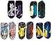 Pokemon Big Boys 5Pk No Show Socks, Assorted Dark, 10-13
