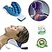 Chiropractic Pillow, LiuYX Cervical Pillow Neck Traction Device, Neck Massage Cervical Pillow, Neck Support Pillows for Pain Relief, Neck and Shoulder Pain Relief Support, Cervical Spine Alignment