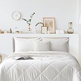 Luxury Cooling Comforter King Size, 100% Viscose from Bamboo, Lightweight Breathable Cooling Blanket for Hot Sleepers, Hypoallergenic,106 * 90 inches, White