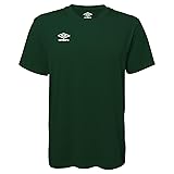 Umbro Men's Center Tee, Forest Green/White