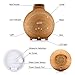 Housmile (600ml ,Wood Grain) Essential Oil Diffusers Ultrasonic High Capacity Globe Cool Mist Humidifiers for Home Office Spa Yoga Bedroom Living Room