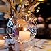 Sziqiqi 3.15inch Glass Globes Hanging Tea Light Holder Glass Terrarium Container Wedding Candle Holder Centerpiece Hanging Decoration Christmas Ornaments 20pcs+4 Extra