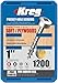 Kreg SPS-C1-1200 Zinc Pocket Screws, 1 Inch #7 Coarse Thread, Pan Head (1200 Count)
