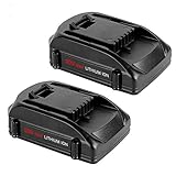 2 Packs WA3525 20V 2.5Ah Replace for Worx 20 Volt Lithium Battery WG151s WG155s WG251s WG255s WG540s WG545s WG890 WG891 Cordless Tools