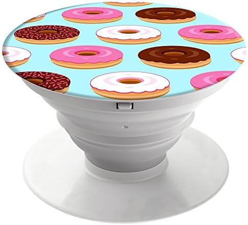 Multi-Function Holder Expanding Stand and Universal Finger Holder,With Anti-fall for Smartphones and Tablets Grip(iPhone/iPad/Samsung/LG) (Donuts)