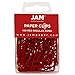 JAM PAPER Colorful Standard Paper Clips - Regular 1 Inch - Red Paperclips - 100/Pack