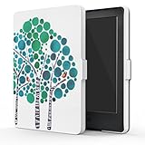 MoKo Case for Kindle E-reader (8th Generation 2016) - The Thinnest and Lightest  Cover with Auto Wake/Sleep for Amazon Kindle ( Display, 8th Gen 2016 Release), Forest BLUE