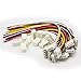 Allytech 10pcs 3S 26#11.1V Balance Charger Extension Lead Wire Cable & Plug