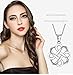 JUFU 925 Sterling Silver Good Luck Polished Celtic Knot Cross Pendant Necklace For Womens