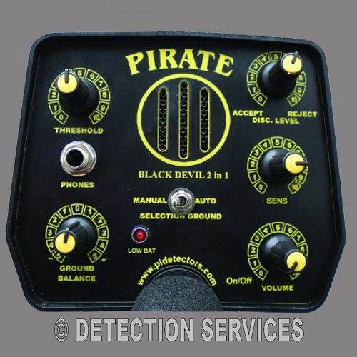 Pirate Black Devil 2 in 1 14 kHz Detector de metales ...