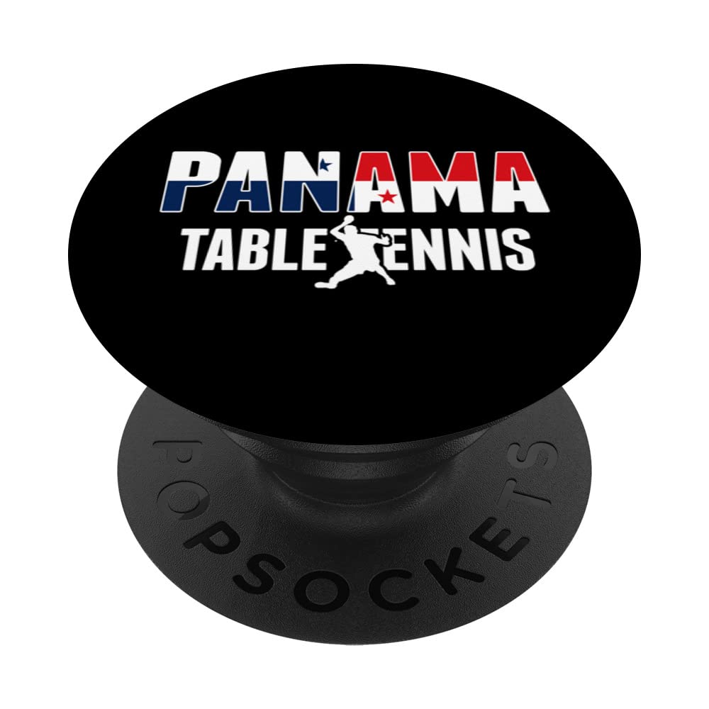 Proud Panama Table Tennis Lovers Jersey Panamanian Ping Pong PopSockets Swappable PopGrip