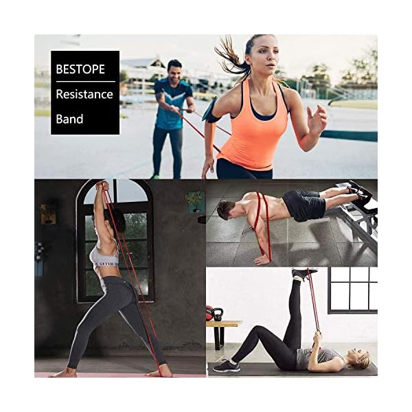 BESTOPE-Resistance-Band-Pull-Up-Assist-Band-for-Powerlifting-and-Yoga-Premium-Latex-Durable-Workout-Stretch-Exercise-Loop-Crossfit-Band-for-Men-and-Women-Training-Fitness-Band-Red Resistance Band Pull Up Assist Band - Premium Latex Durable Workout Exercise Loop Band, Stretch Training Fitness Band…