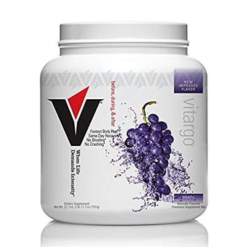 Vitargo S2 - Gluten Free Pre - Intra - Post Workout and Sport Supplement, Natural Grape 25 Servings