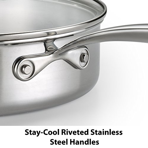 Lagostina Q939SC64 TriPly Stainless Steel Multiclad Dishwasher Safe