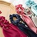 4pcs Chiffon Hair Scrunchies Hair Elastic Ties Bowknot Hair Bands Head Rope Ponytail Holder Accessories for Women Girls (Headband-03)