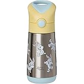 Looney Tunes by b.box 12 oz Insulated Kids Water Bottle: Keeps Drinks Cold up to 8 Hours, Warm up to 6 Hours. Triple Wall Stainless Steel Kids Drink Bottle w/Free Flow Silicone Straw Top