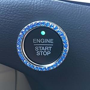 Amazon.com: Bling Car Decor Crystal Rhinestone Car Bling ...