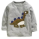Jobakids Boys Cotton Cartoon Long Sleeve T-shirt by