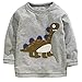 Jobakids Boys Cotton Cartoon Long Sleeve T-shirt by