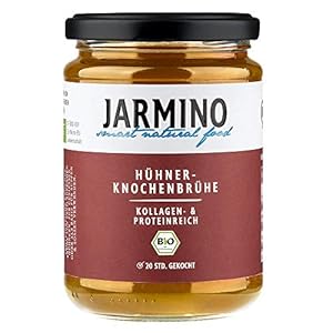 JARMINO Bone Broth (4x) | 100% biologische kip | rijk aan Collageen | Paleo & Ketogenic Diet geschikt | natuurlijk…