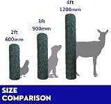 Suregreen Green PVC Coated Chicken Wire Mesh Roll 600mm x 10m 50mm Holes view 4