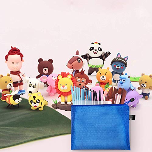 Polymer Clay Tools, Modeling Clay Sculpting Tools Kits for Pottery Sculpture, Include Wooden Dotting Tools,Rubber Tip Pens,Ball Stylus Tool,Modeling Tools Pottery Tools,Rosewood Ceramics Tool (20Pcs)