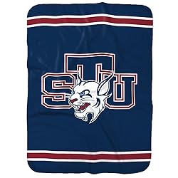 St. Thomas University Primary Logo Stripes Sherpa