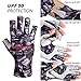 BASSDASH ALTIMATE Fishing Gloves Sun Protection Fingerless Hunting UPF 50+ Men’s Women’s UV Gloves