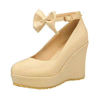 Cute closed toe wedges Clearance