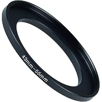 Bague D'adaptation 58 Mm à 42 Mm En Métal Noir - Pour Filtres Objectif Photo, Usinage CNC, Compatible UV/CPL/ND - 2