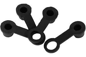 4pcs 8mm Brake Bleeder Valve Dust Cover Black Rubber for All Motorcycles Oil Grease Fitting Parts
