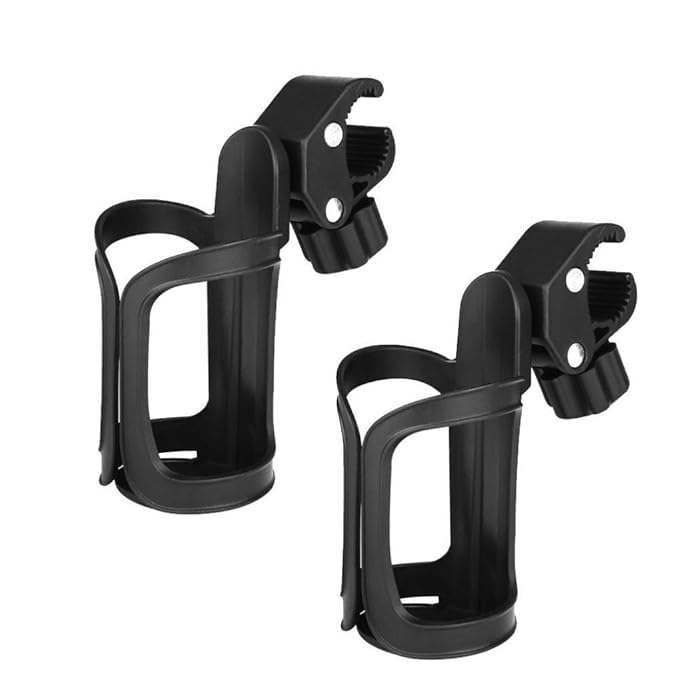 Getränkehalter Set, 12shage 2 Pcs Kinderwagen Pram Getränkehalter Universal Flasche Trinken Wasser Kaffee Bike Bag