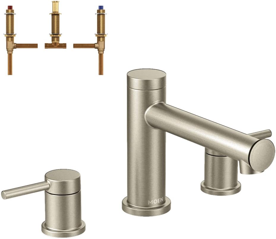 Moen KTT39392BN Align 2Handle Roman Tub Faucet with 1/2Inch CC