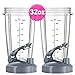 ELEFOCUS 32oz Oversized Cup Set Compatible with NB 600W and 900W Model Blender Juice