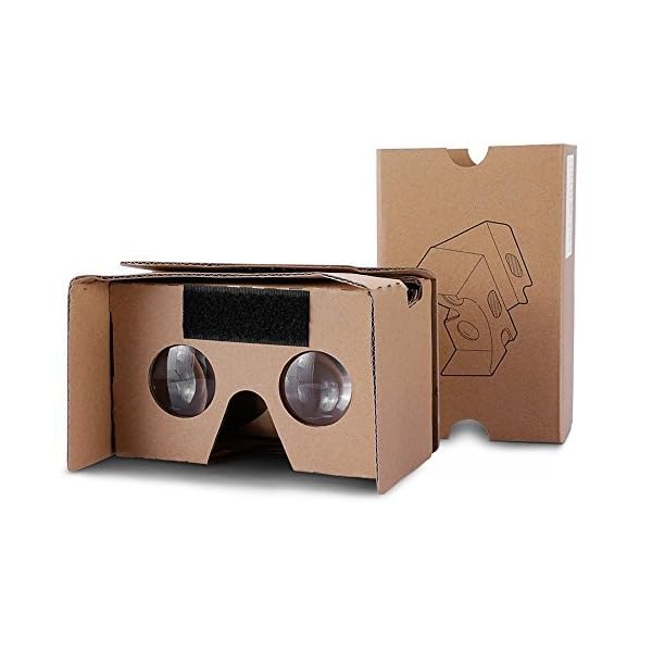 Google Cardboard, 3D VR Headsets DIY Virtual Reality box Glasses with Clear Optical Lens and Comfortable Head Strap for All 4-6 Inch Smartphones (VR2.0 Yellow, 1Pack) - Image 7