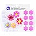 Wilton 24-Cavity Daisy Silicone Treat Cake Mold, Pink