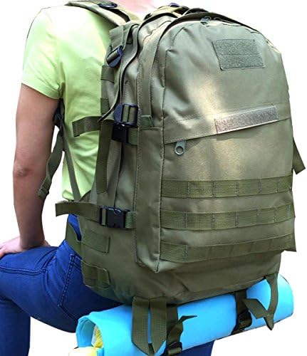 Bug Out Bag Military Tactical Backpack 3 Day Assault Pack CoolLifes Army Molle Large Rucksack Laptop Hunting Survival Bag for Outdoor Trekking Camping Hiking 40L Army Green