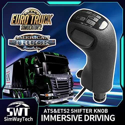 SimWayTech USB Shifter Knob For ATS & ETS2 Scania Truck With Logitech