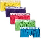 ROunderbum Men's Lift My Day Trunk 5pack, Multi, Medium