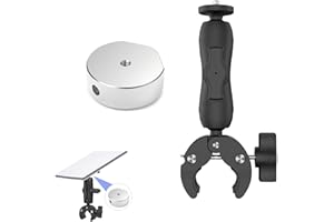 ARGOSTITAN Starlink Mini Mount，Universally Adjustable Angle Clamp starlink Mini Accessories forRV/Yacht/Car/Guardrails/Plumbing，starlink rv Mount (Starlink Mini Mount)