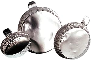 Qorpak MET-03103 Aluminum Weigh Dish, 57 mm Size (Pack of 1000)