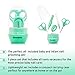 Baby Nail Clippers and Scissors - 5 in 1 Kit - UpwardBaby Newborn Infant Manicure Grooming Set for Kids Toddlers - Premium Stainless Steel - Nose Tweezers and File Included - See Video Demonstration