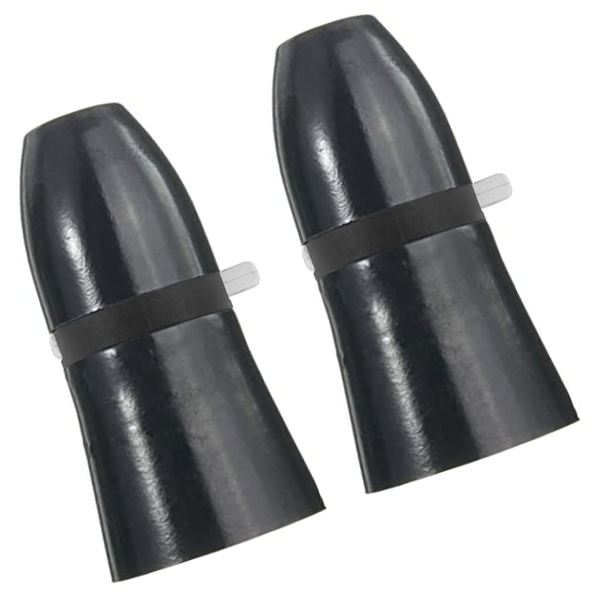 Suerisome 2 Pack B22 Standard Switch Light Lamp Holder Socket Bayonet Cap Fitting Switch Lamp Bulb Holder for Pendant Lamp Ceiling (Black)