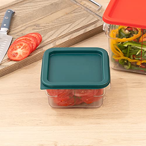 LIDS ONLY Met Lux Food Storage Container Lids, 10 Square Marinating