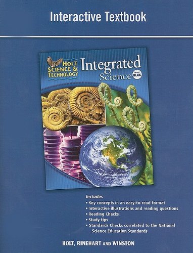Interactive Textbook Level Blue Integrated Science Holt Science Technology Hrw 9780030959219 Amazon Com Books