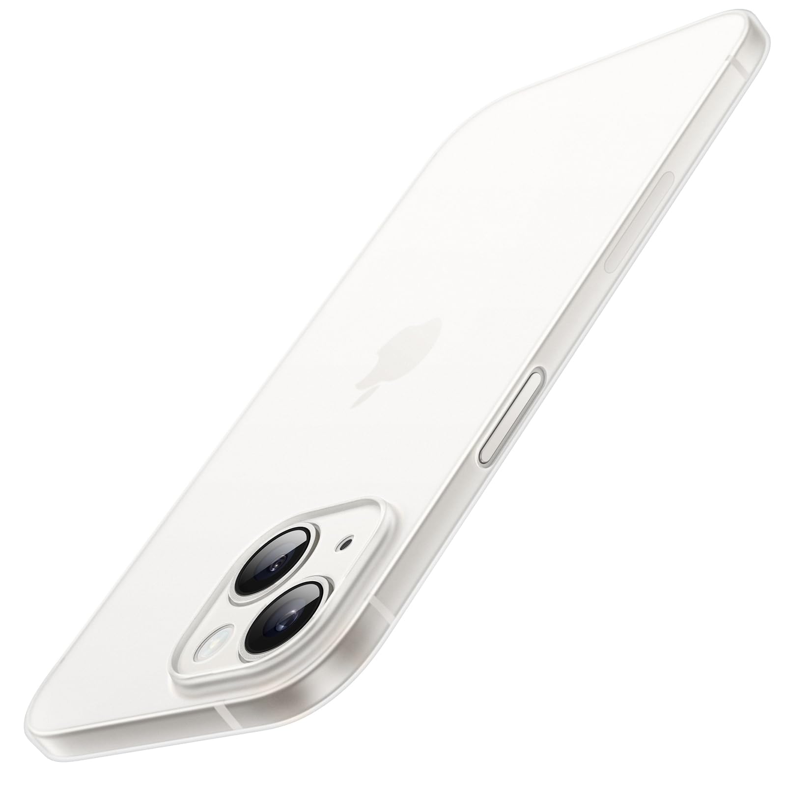 Photo 1 of JETech Ultra Slim Case for iPhone 14 6.1-Inch, Camera Lens Cover Full Protection, Lightweight Matte Finish PP Hard Minimalist Case, Support Wireless Charging (Frosted Clear)